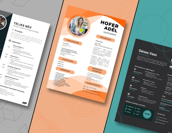 cvneked-oneletrajz-sablon-valasztas